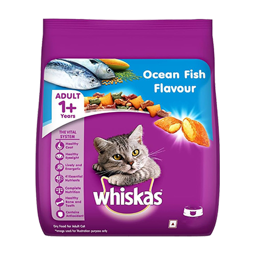 Whiskas Adult Cat Food Ocean Fish (480g)